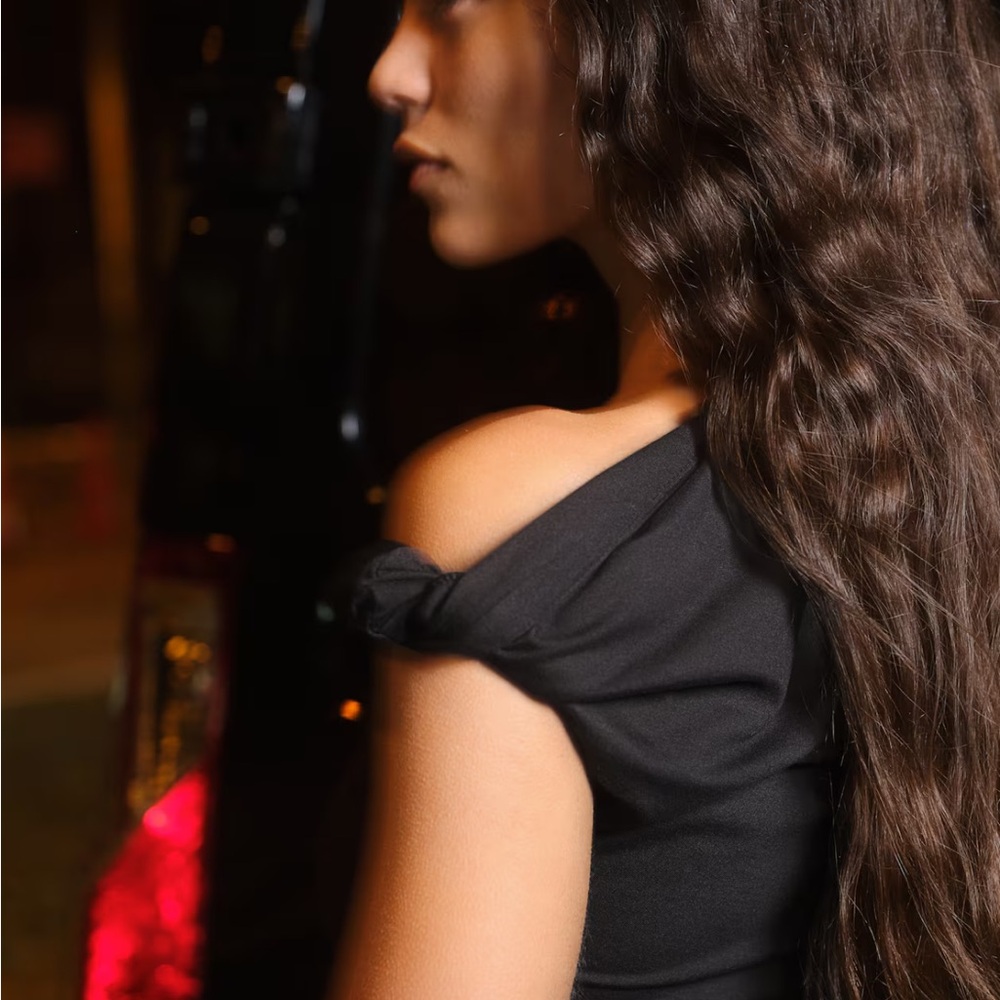 H&M TWIST-DETAIL ONE-SHOULDER DRESS - Picture 3 of 5